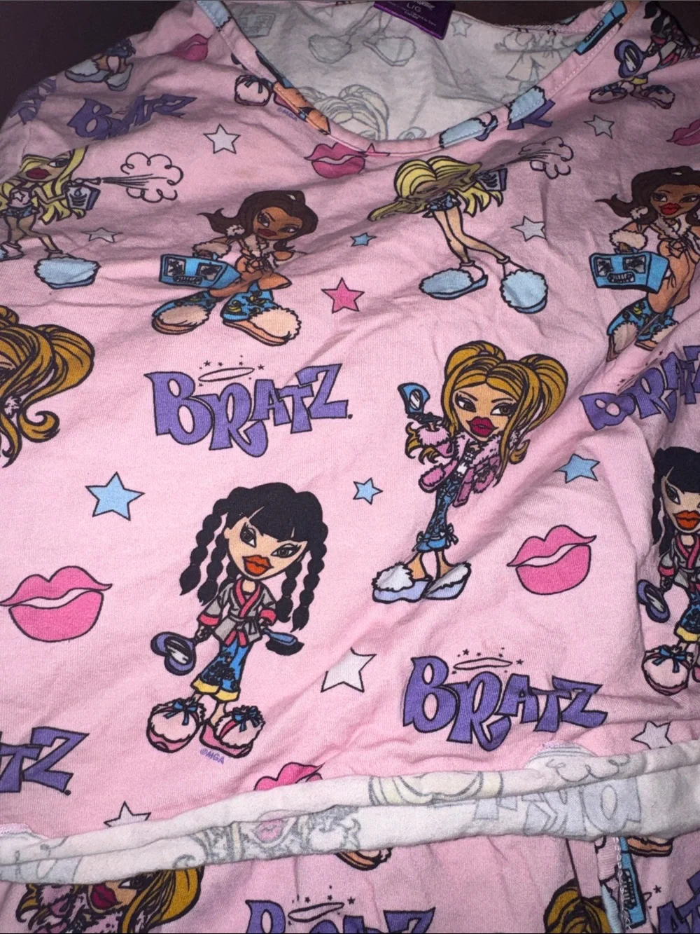 Pink Women's Bratz Pajama Set